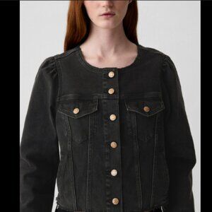 GAP Charcoal Denim Jacket